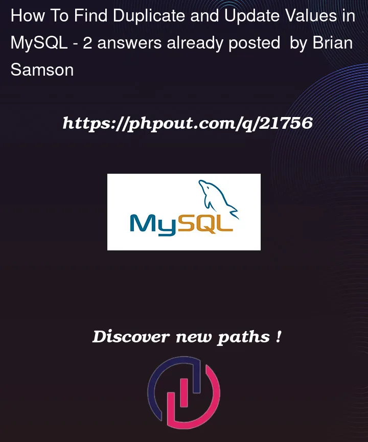 Question 21756 in Mysql