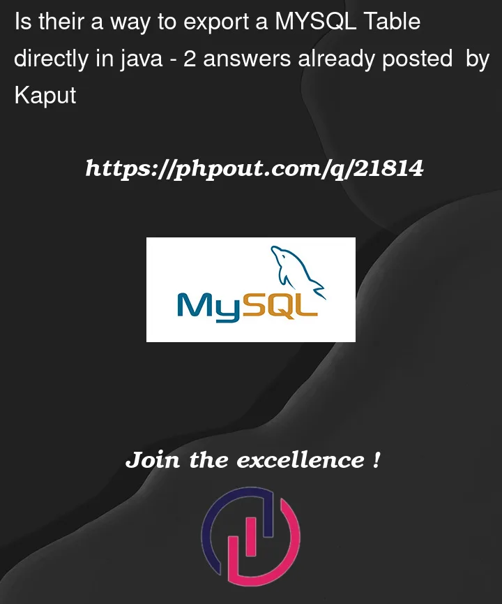 Question 21814 in Mysql