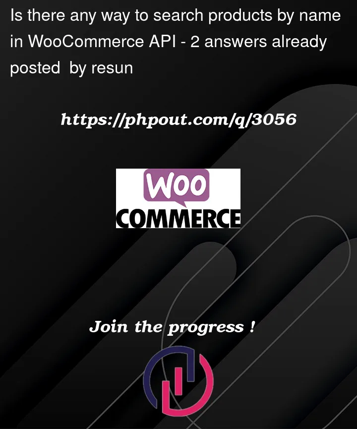 Question 3056 in Woocommerce