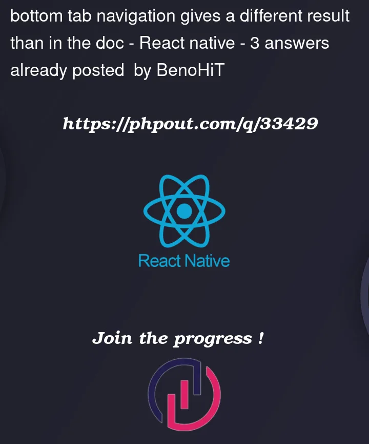 Question 33429 in React native