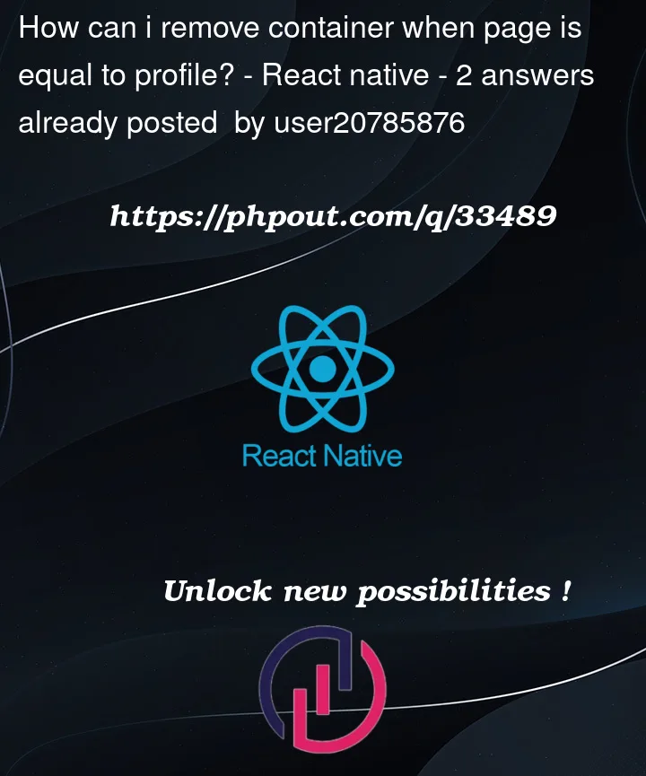 Question 33489 in React native