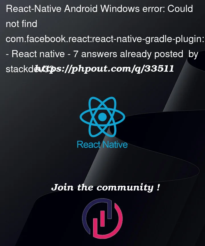 Question 33511 in React native