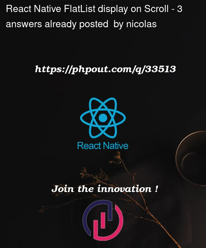 Question 33513 in React native