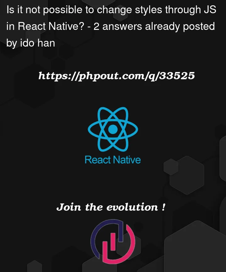 Question 33525 in React native