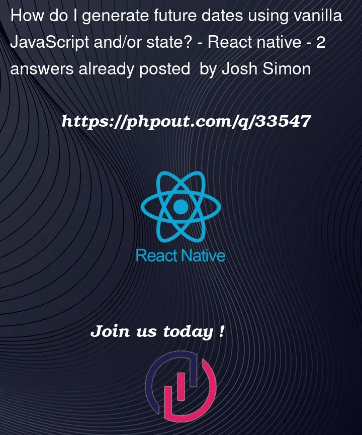 Question 33547 in React native