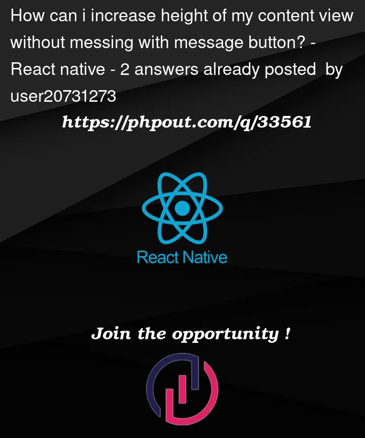 Question 33561 in React native