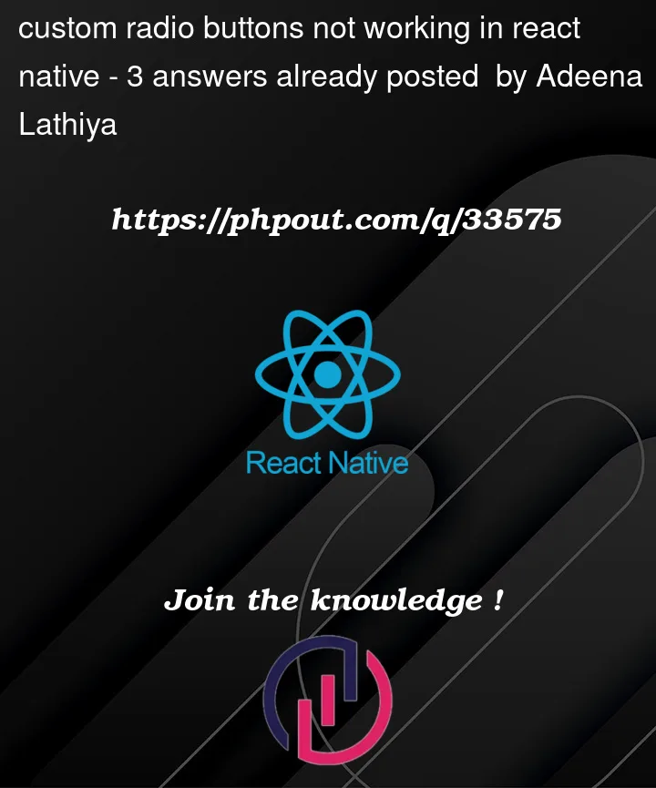 Question 33575 in React native