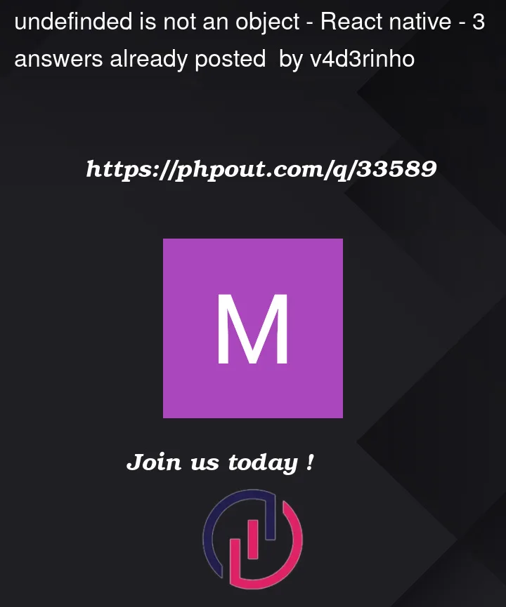 Question 33589 in React native