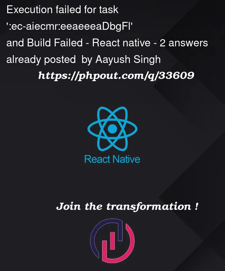 Question 33609 in React native