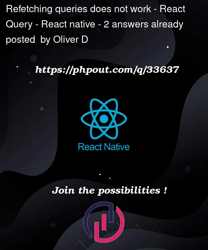 Question 33637 in React native