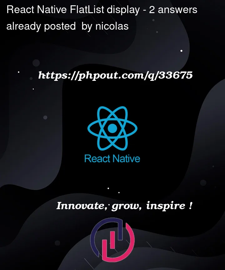 Question 33675 in React native