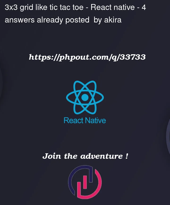 Question 33733 in React native