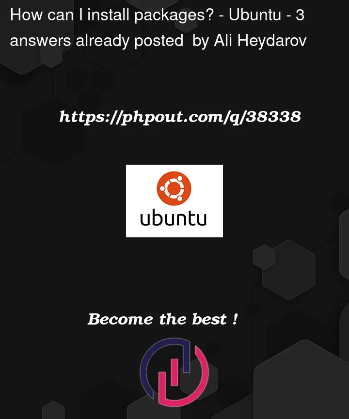 Question 38338 in Ubuntu