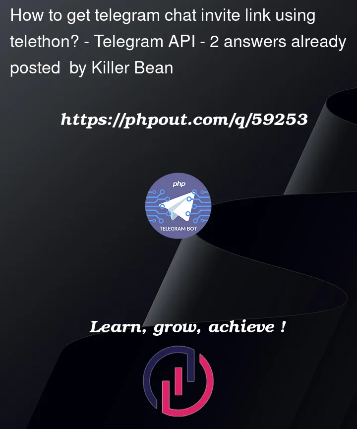 Question 59253 in Telegram API