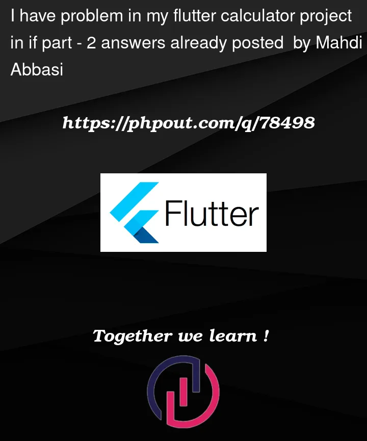 Question 78498 in Flutter