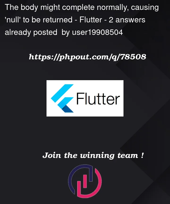Question 78508 in Flutter