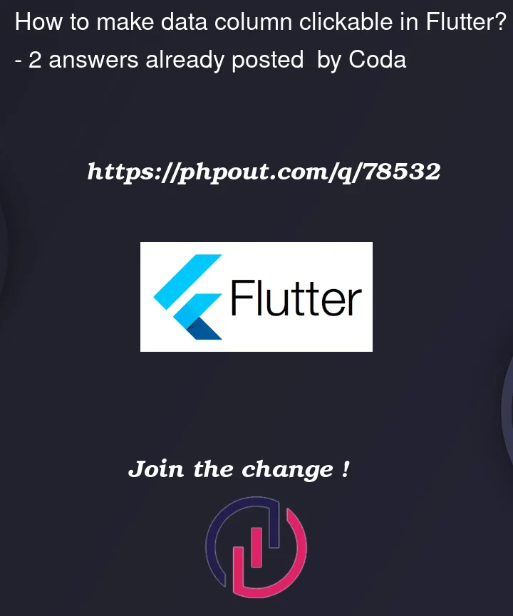Question 78532 in Flutter