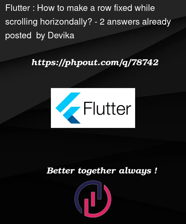 Question 78742 in Flutter