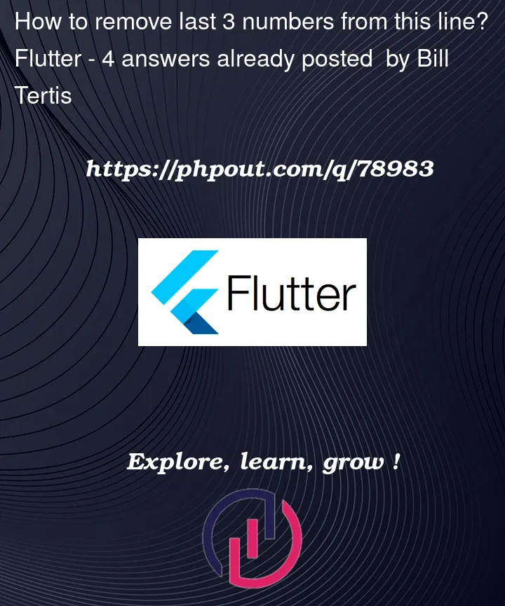 Question 78983 in Flutter