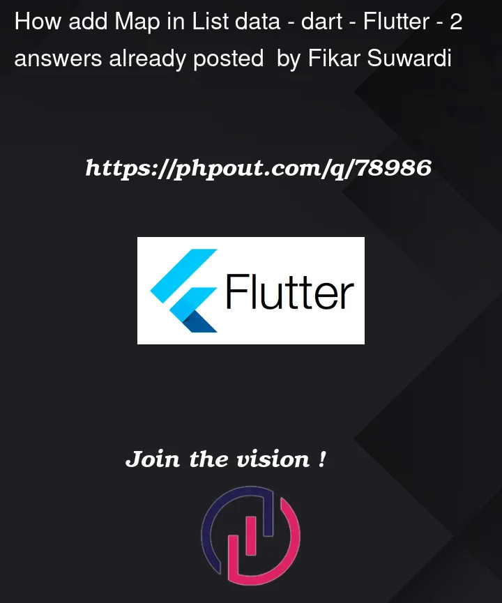 Question 78986 in Flutter