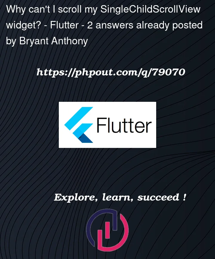 Question 79070 in Flutter