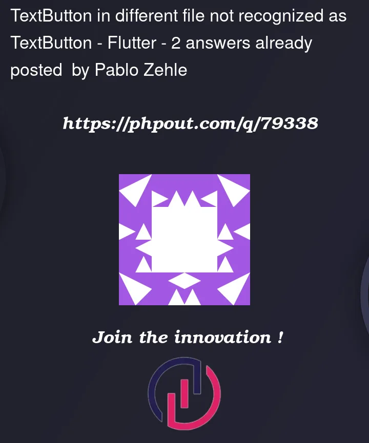 Question 79338 in Flutter