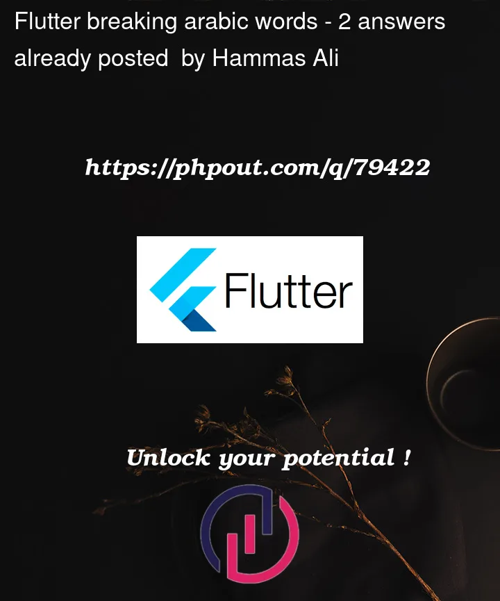 Question 79422 in Flutter