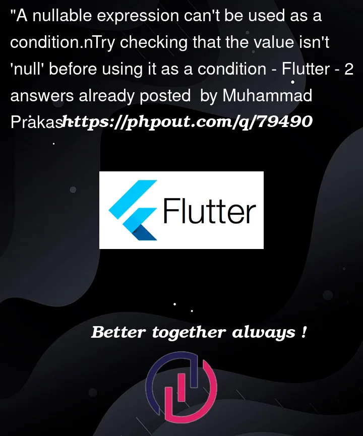 Question 79490 in Flutter