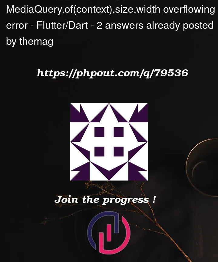 Question 79536 in Flutter