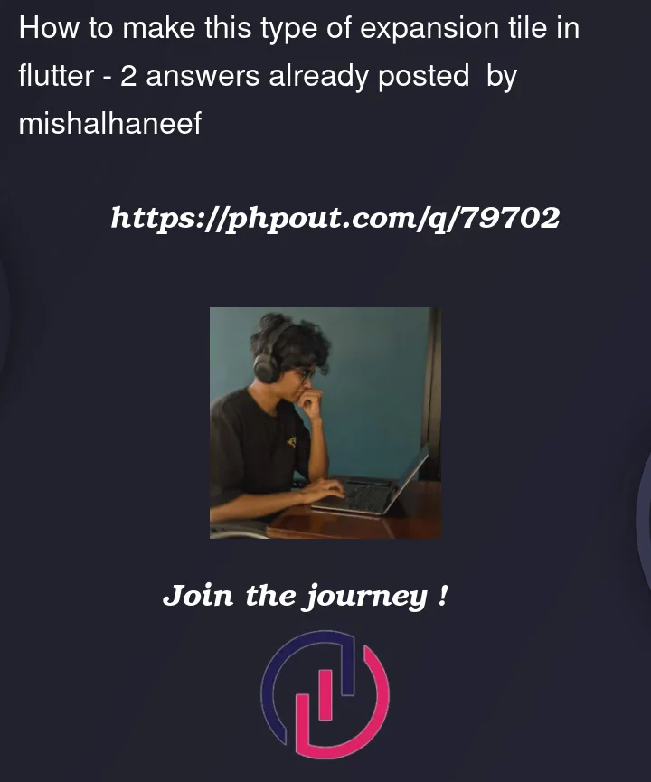 Question 79702 in Flutter