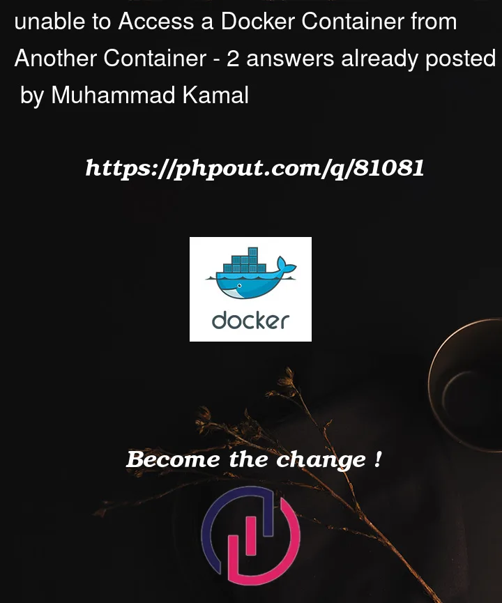 Question 81081 in Docker