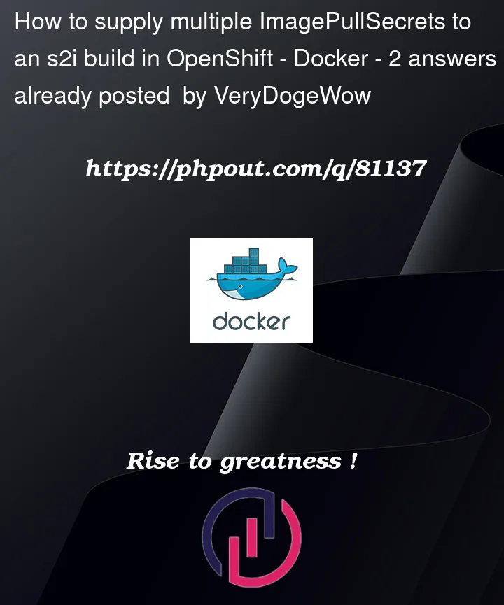 Question 81137 in Docker