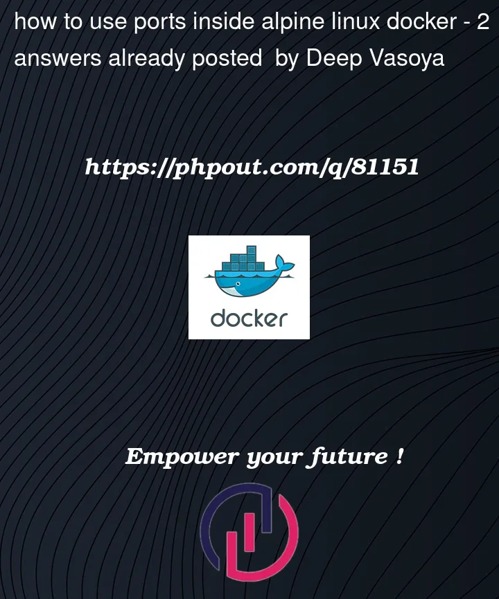 Question 81151 in Docker