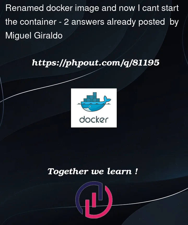 Question 81195 in Docker