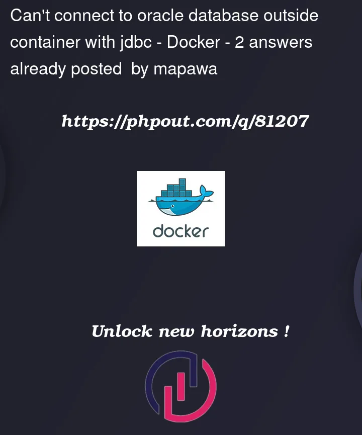 Question 81207 in Docker