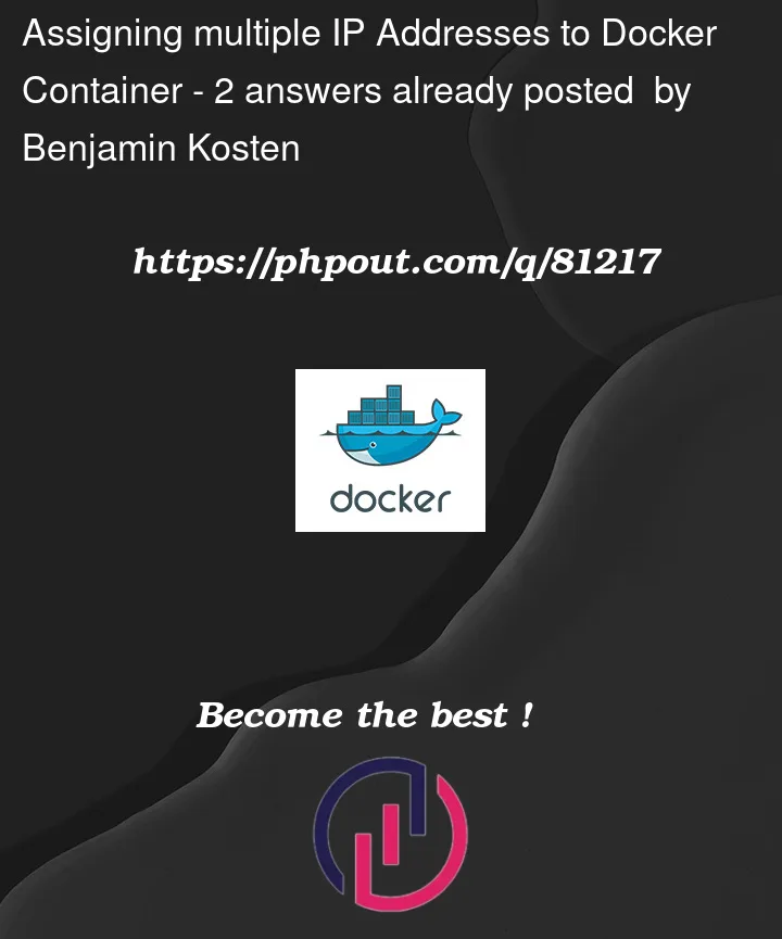 Question 81217 in Docker