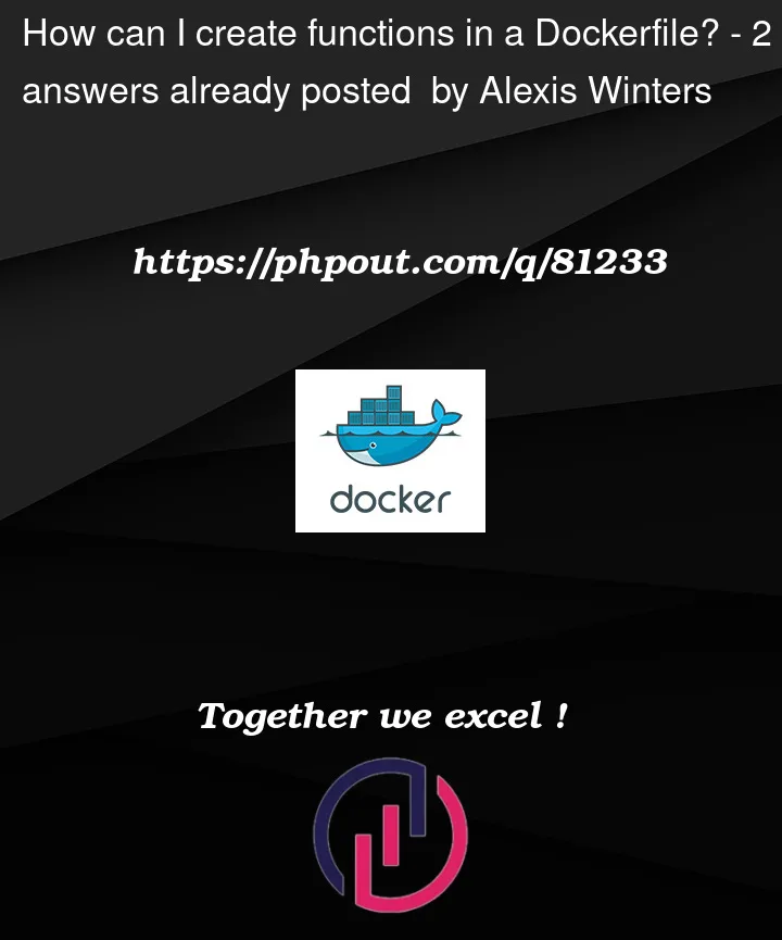 Question 81233 in Docker