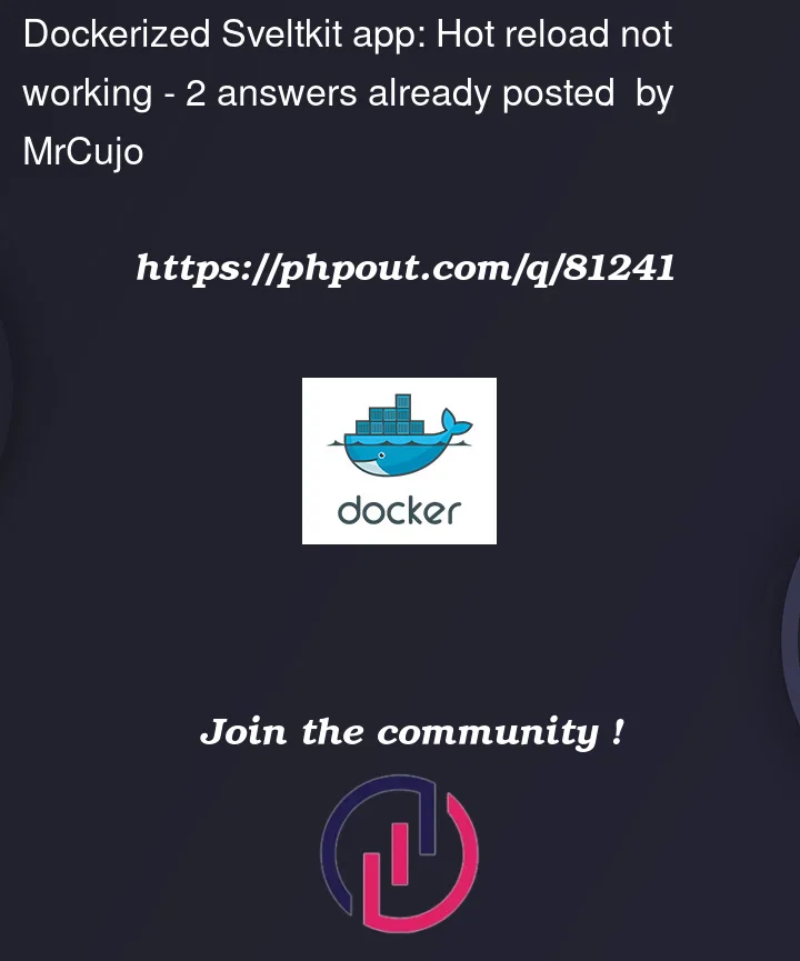 Question 81241 in Docker