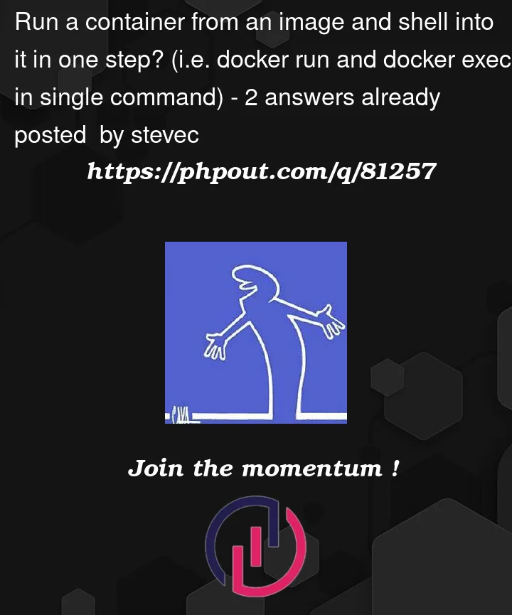 Question 81257 in Docker