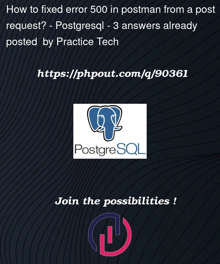 Question 90361 in PostgreSQL