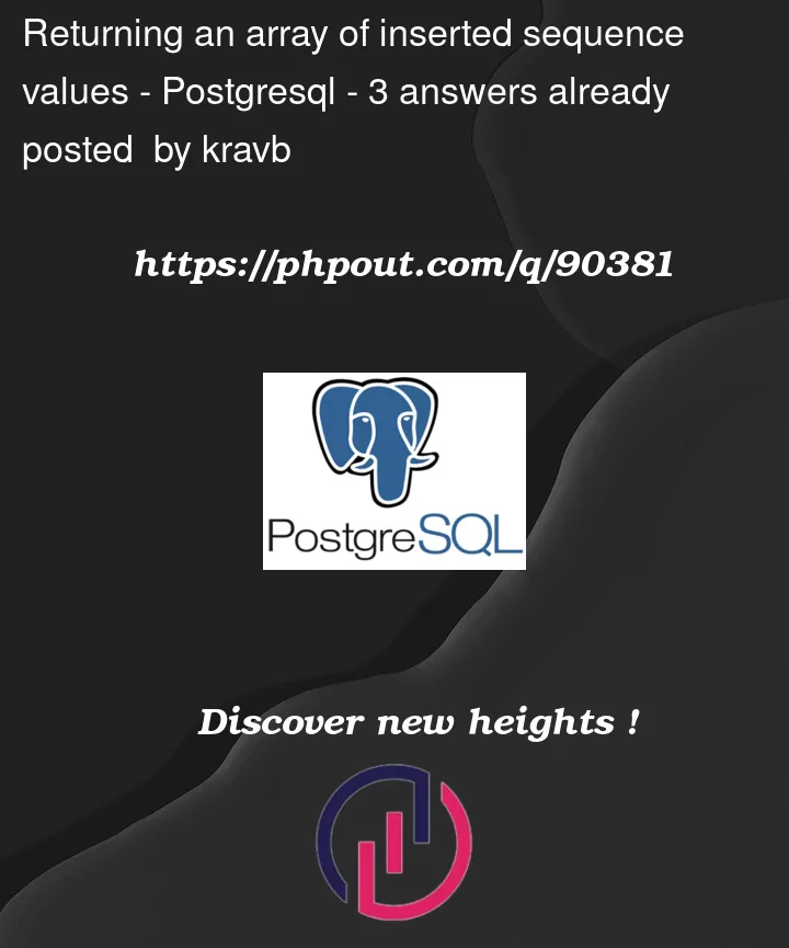 Question 90381 in PostgreSQL