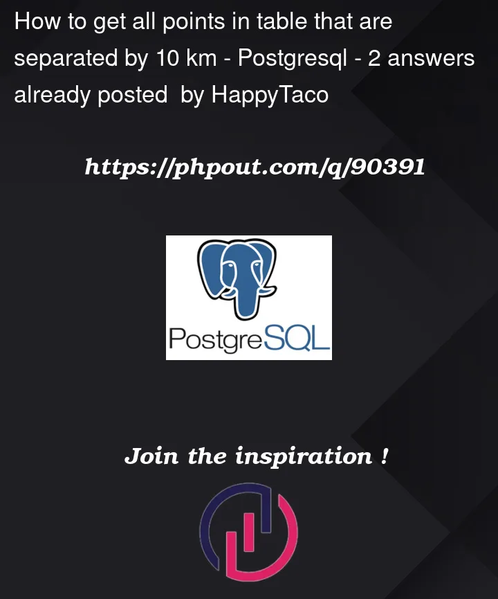 Question 90391 in PostgreSQL