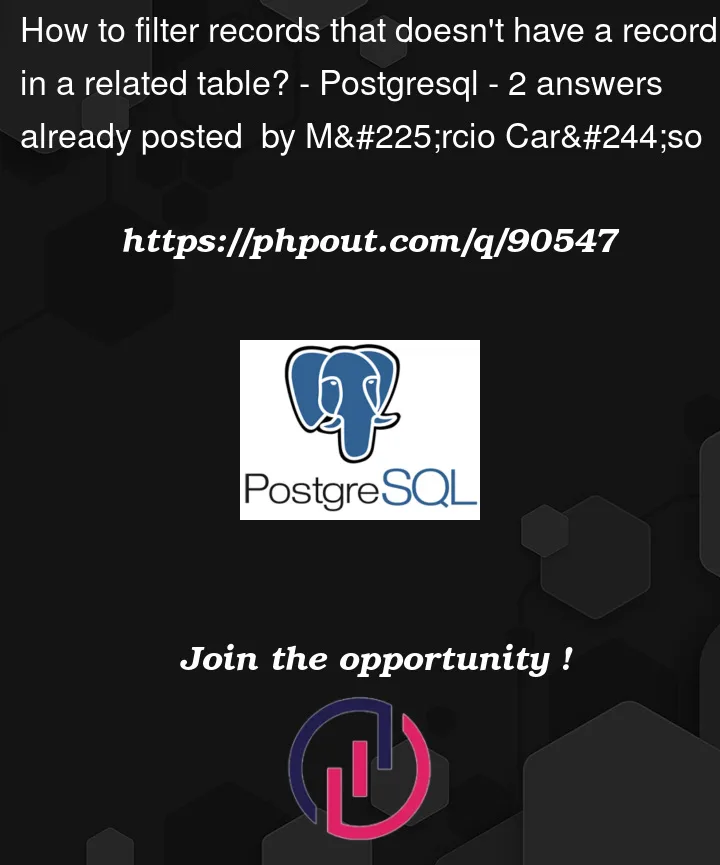 Question 90547 in PostgreSQL