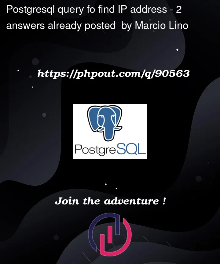 Question 90563 in PostgreSQL