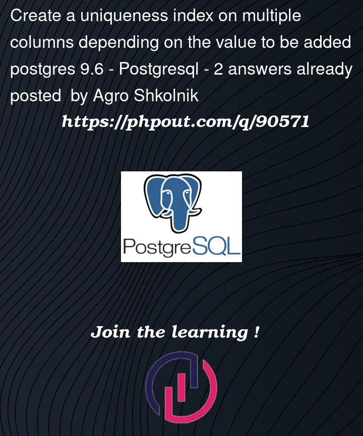 Question 90571 in PostgreSQL