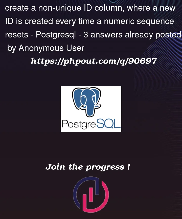 Question 90697 in PostgreSQL