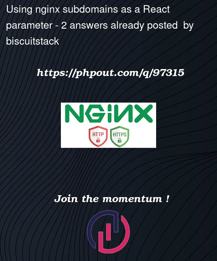 Question 97315 in Nginx