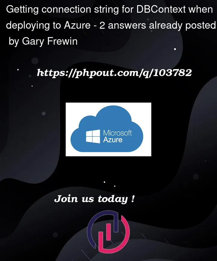 Question 103782 in Azure