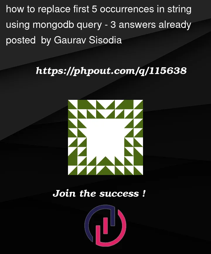 Question 115638 in Mongodb