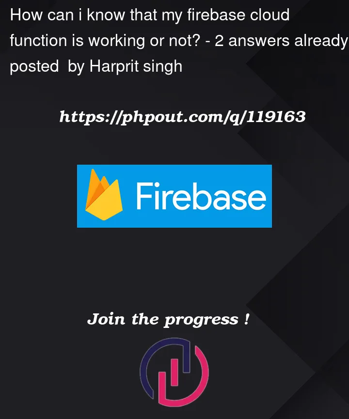 Question 119163 in Firebase